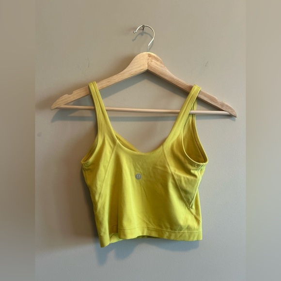 Lululemon Bright Yellow Women's Align Top, Size 0 - Picture 4 of 5